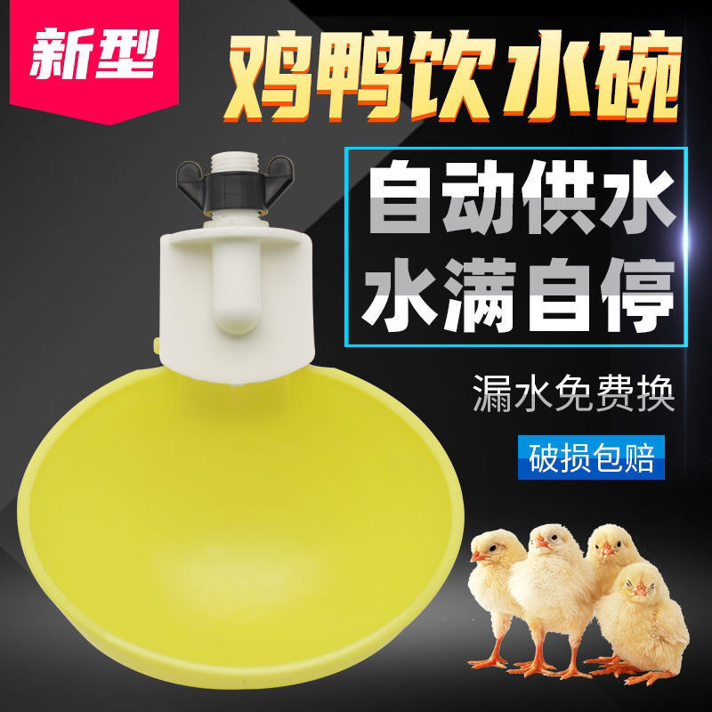 加大号【全网低价】鸡鸭鹅自动饮水器鸽子鹌鹑喂喝水碗家禽鸡
