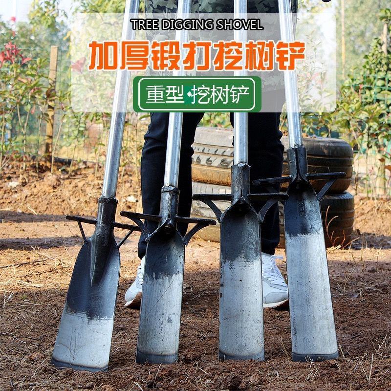 洛阳铲小型铁锹农用挖树铲子植树起苗器挖洞移树挖土园林工具