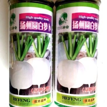 合丰扬州圆白萝卜种子皮薄肉脆丰产农家菜园大田基地四季播蔬