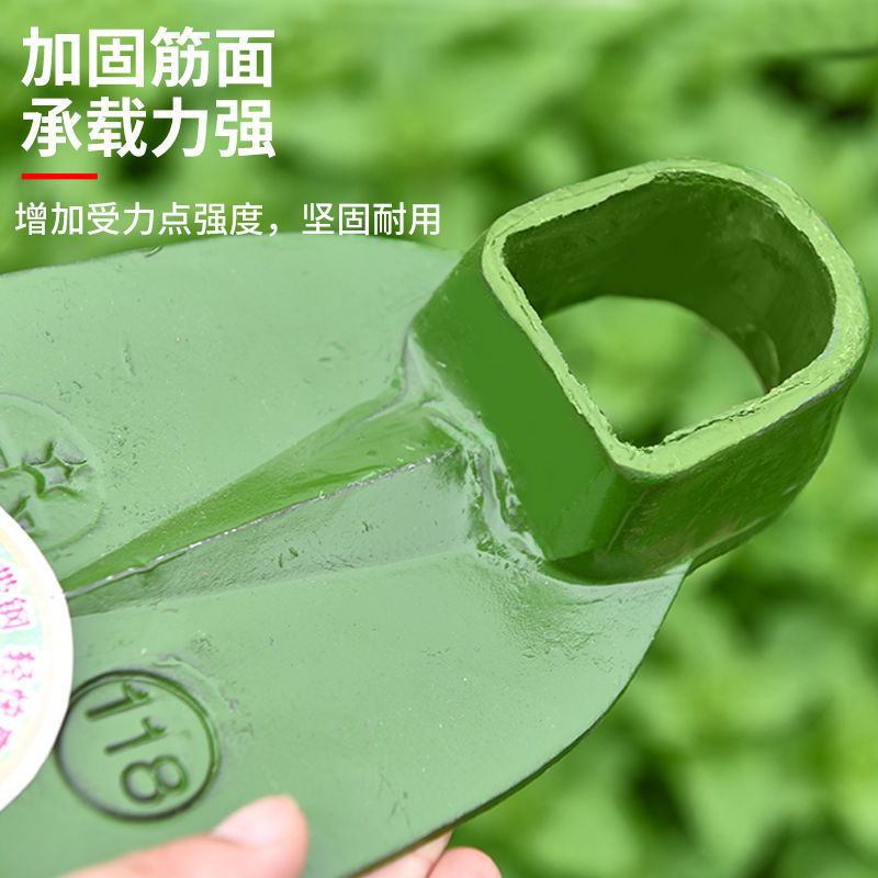 加厚轨道钢锄头农用农具户外挖土开荒开山种菜挖笋挖地长柄