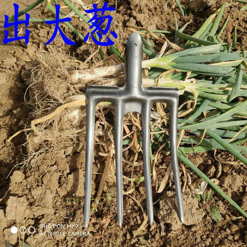 翻地钢叉叉子农用工具大全挖地神器开荒松土四齿挖土铲子农具