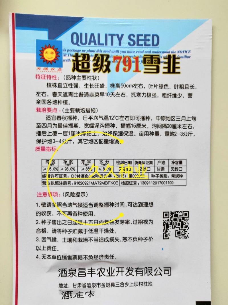 韭菜种子791大叶雪韭菜籽耐热耐寒夏秋四季阳台盆栽田园