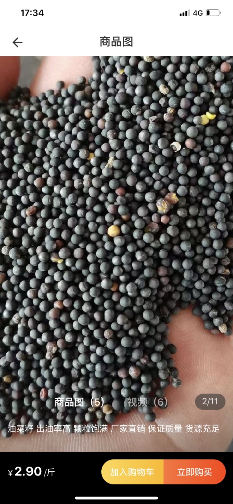 菜籽厂家批发量大从优
