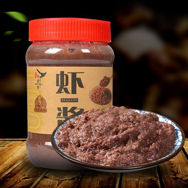 蜢子虾酱正宗山东特产纯手工即食海鲜酱批发拌饭酱羊口虾酱