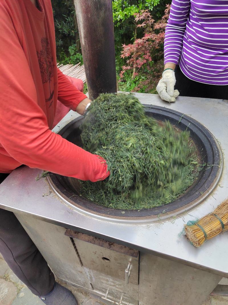 纯手工香艾茶陈年老茶茶香四溢正宗地道自家种植