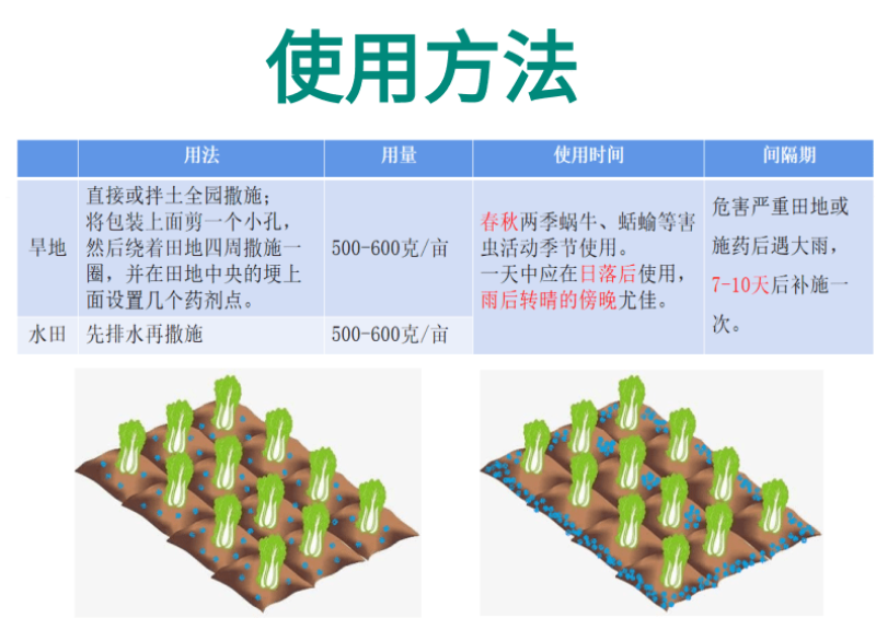 奥丰6%四聚乙醛蔬菜甘蓝蜗牛农药杀虫剂农用撒施