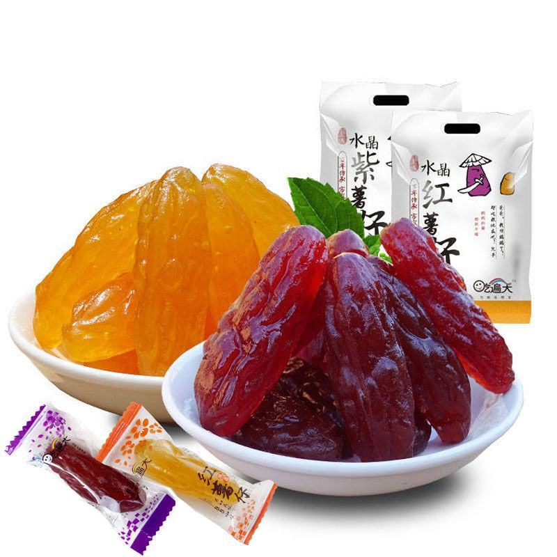 水晶紫薯仔紫薯干500g-1000g小独立包装地瓜干休闲
