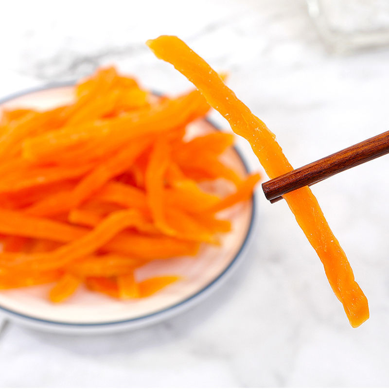 红心薯条干地瓜干农家自制软糯红番薯条充饥零食休闲红薯干