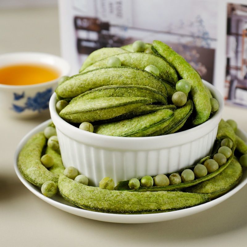 甜豌豆脆脱水蔬菜干即食青豆儿童孕妇休闲零食酥脆脱水干豆角
