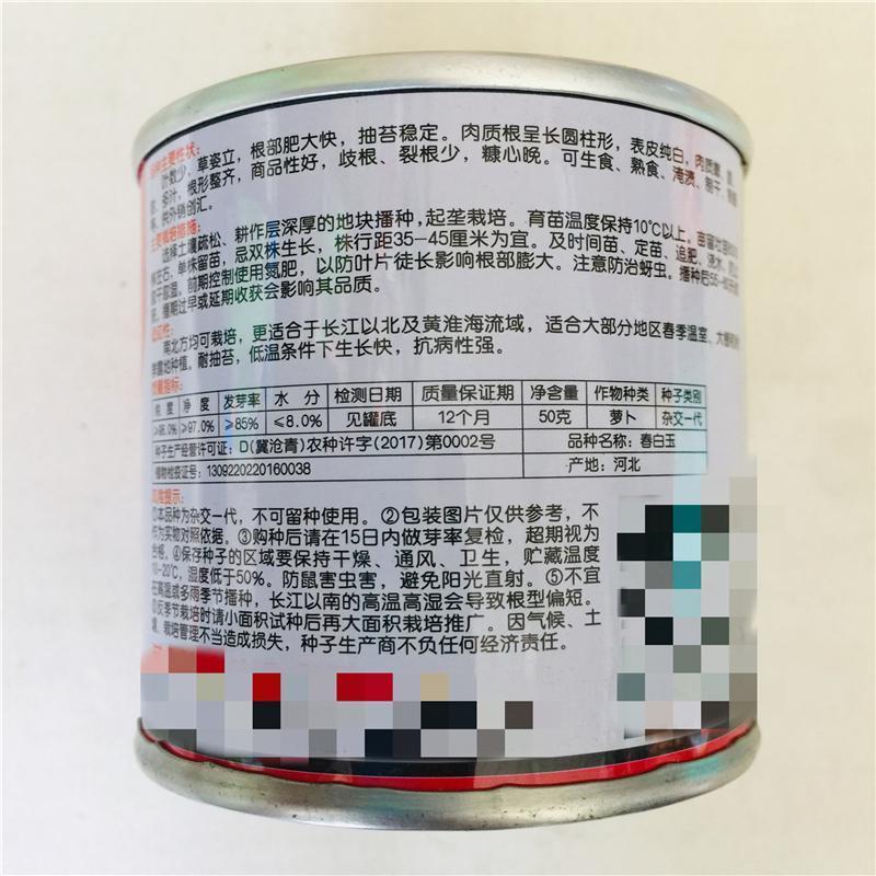 春白玉白萝卜种子脆甜水果萝卜种籽春季秋季田园蔬菜种孑易种