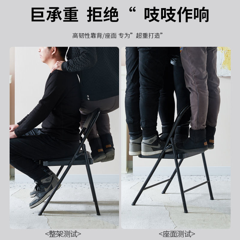包邮折叠椅简易家用靠背凳子便携办公椅子电脑椅塑料椅餐椅