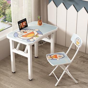 包邮写作业桌子折叠不占空间家用书桌椅儿童幼儿学习桌阅读区