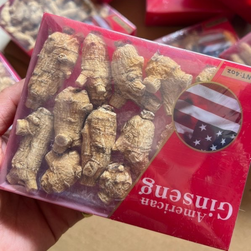原装进口加拿大花旗参西洋参盒装100克大量批发