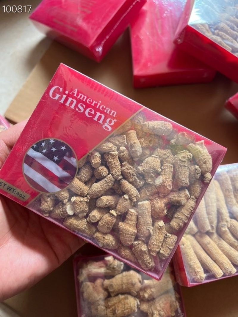 原装进口加拿大花旗参西洋参盒装100克大量批发