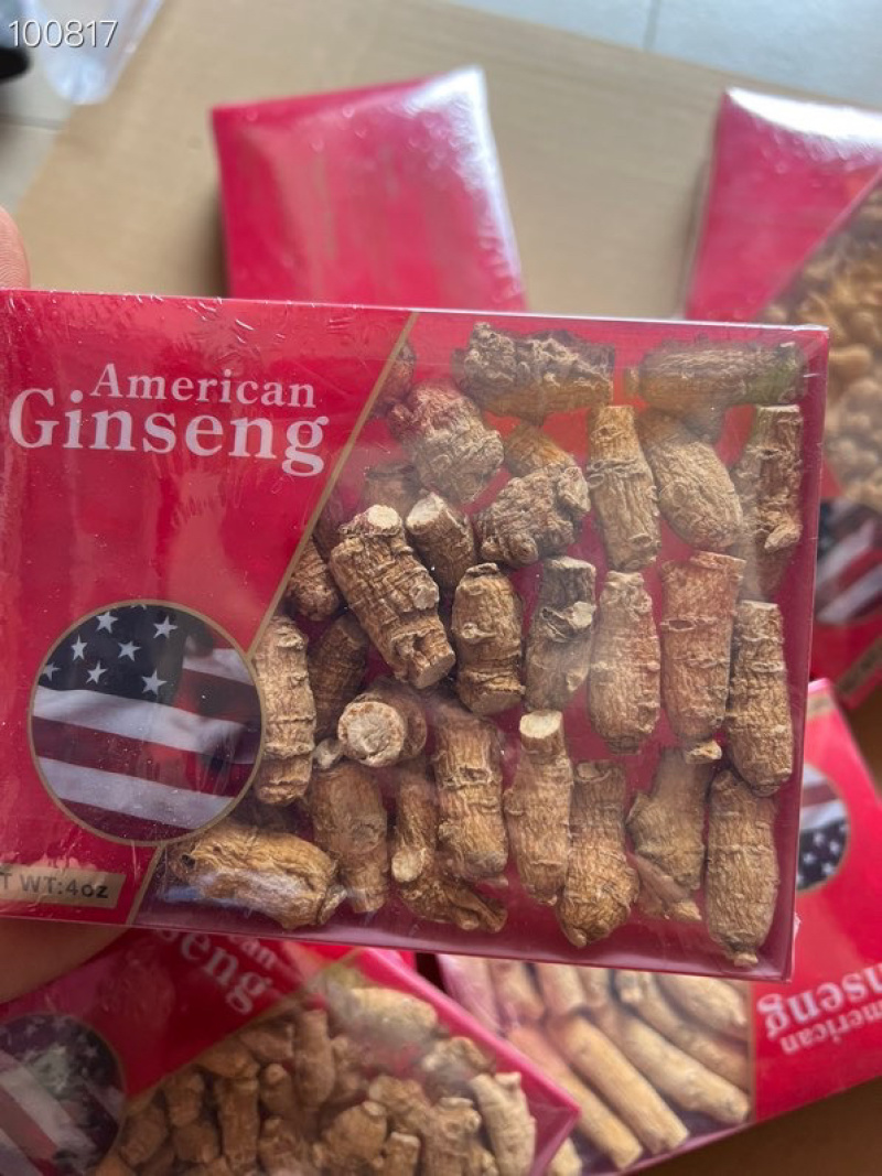 原装进口加拿大花旗参西洋参盒装100克大量批发