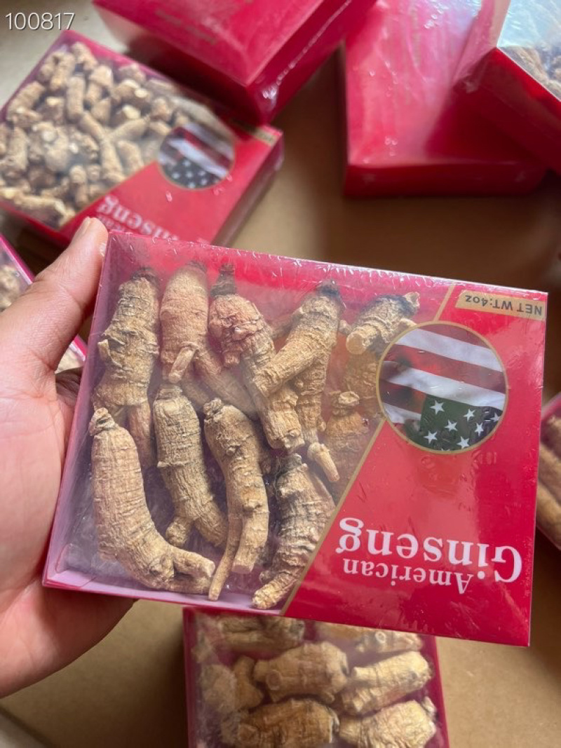原装进口加拿大花旗参西洋参盒装100克大量批发