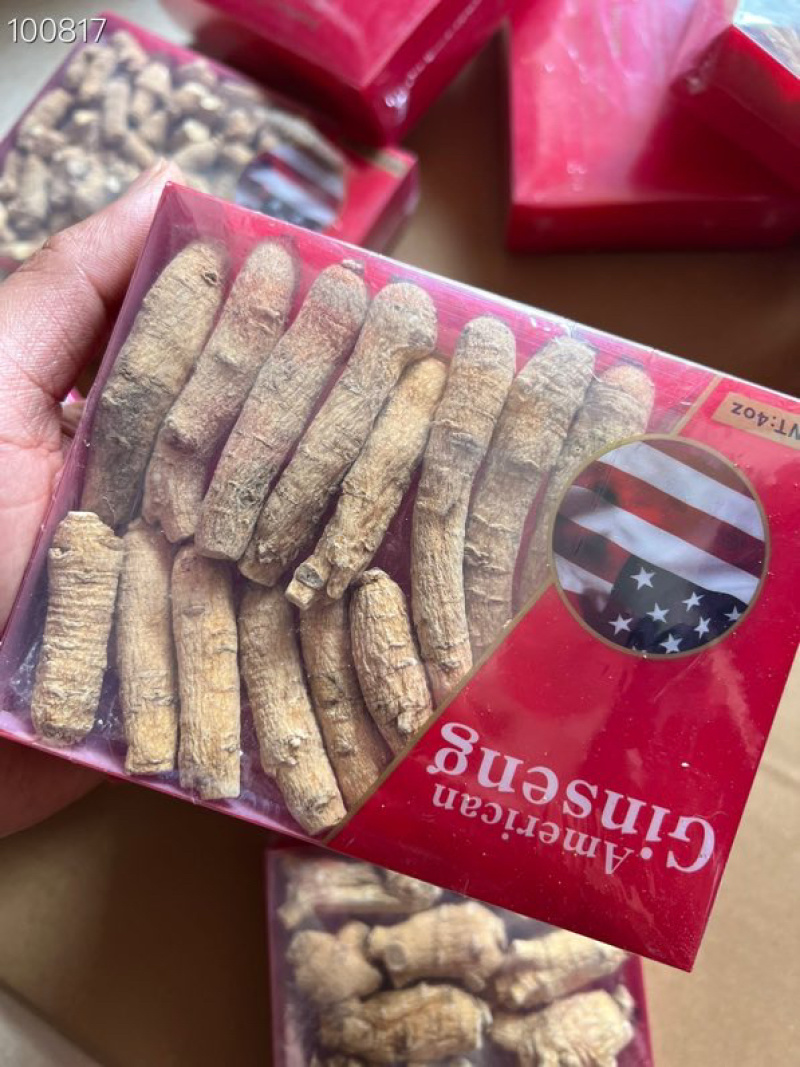 原装进口加拿大花旗参西洋参盒装100克大量批发