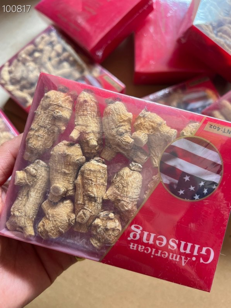 原装进口加拿大花旗参西洋参盒装100克大量批发