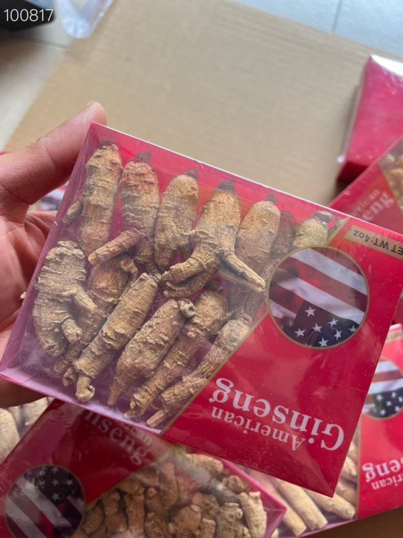 原装进口加拿大花旗参西洋参盒装100克大量批发
