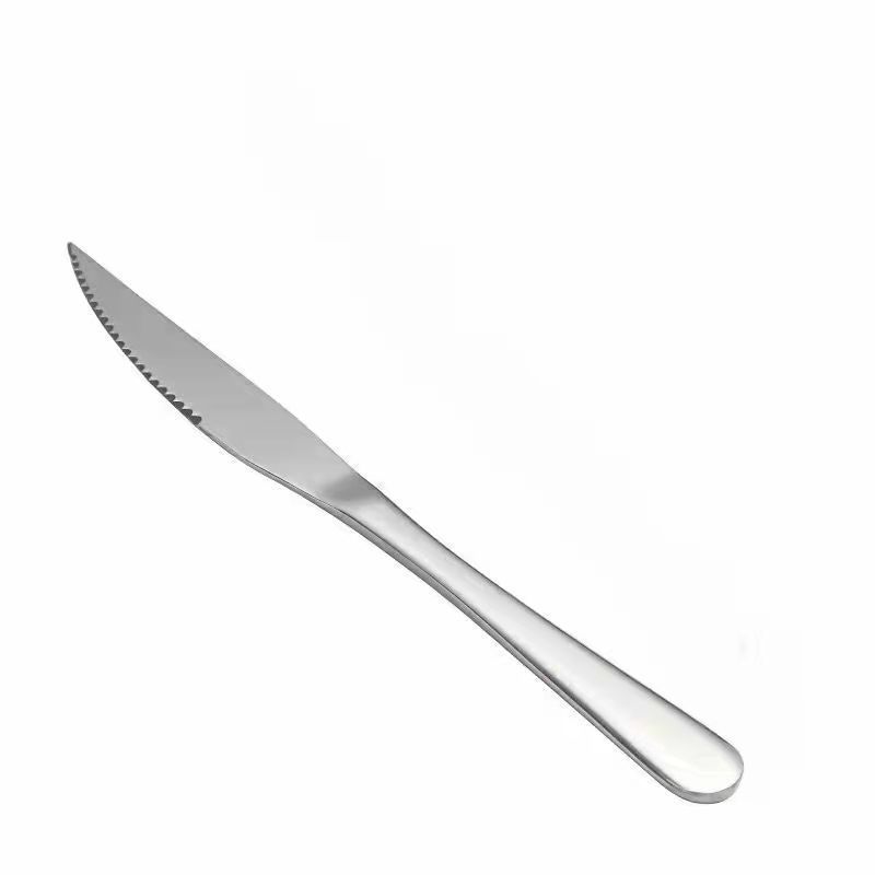 【加厚】不锈钢牛排刀西餐刀具切牛扒刀家用吃牛排刀