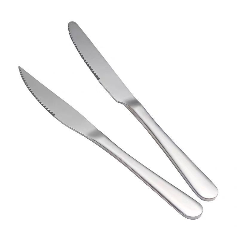 【加厚】不锈钢牛排刀西餐刀具切牛扒刀家用吃牛排刀