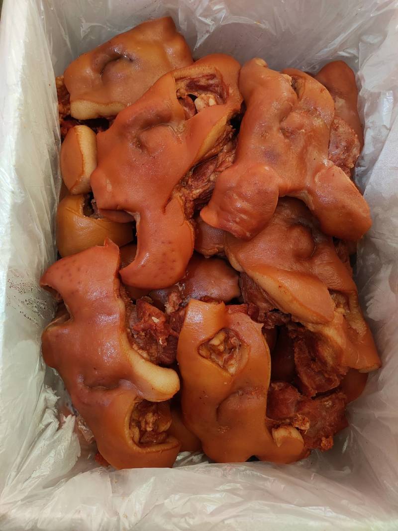 厂家批发卤猪头肉凉菜店卤菜店，夜宵店带拱嘴卤猪头肉批发