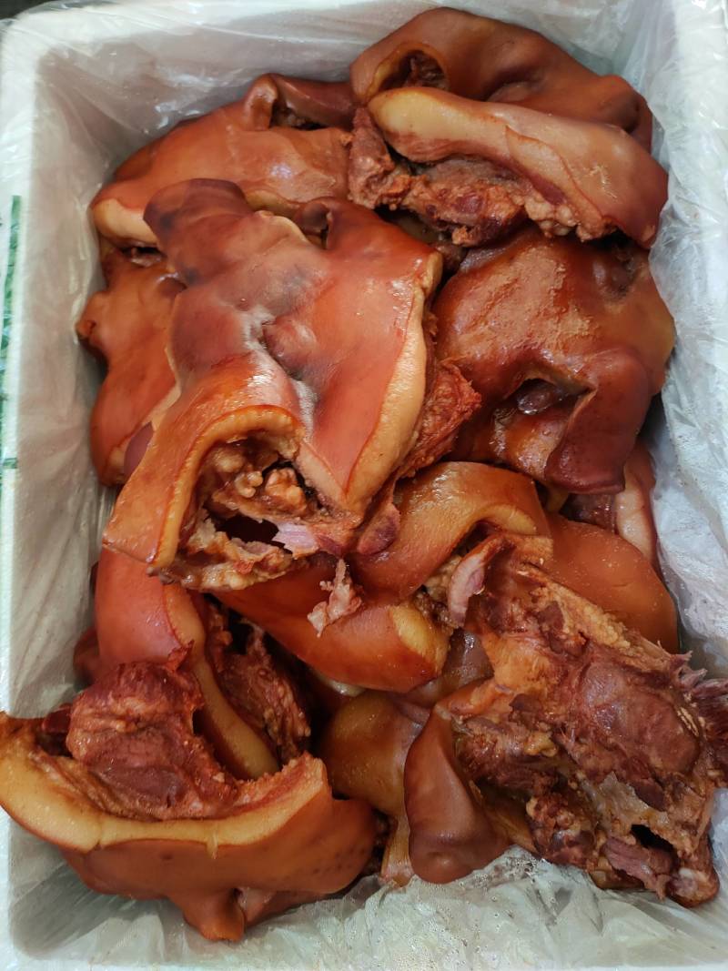 厂家批发卤猪头肉凉菜店卤菜店，夜宵店带拱嘴卤猪头肉批发