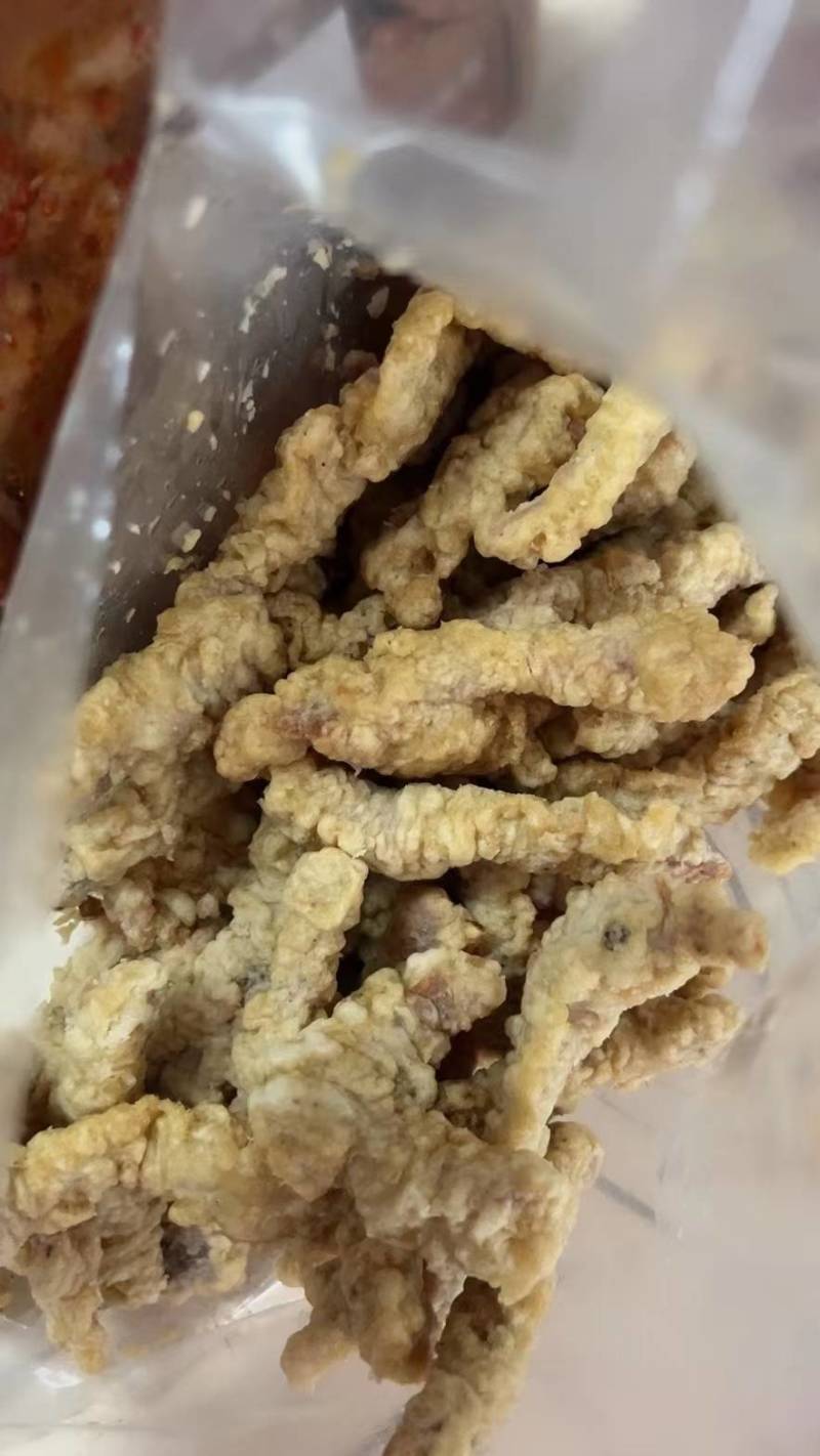 油炸小酥肉8成熟复炸几秒钟即可食用厂家批发火锅店展销会