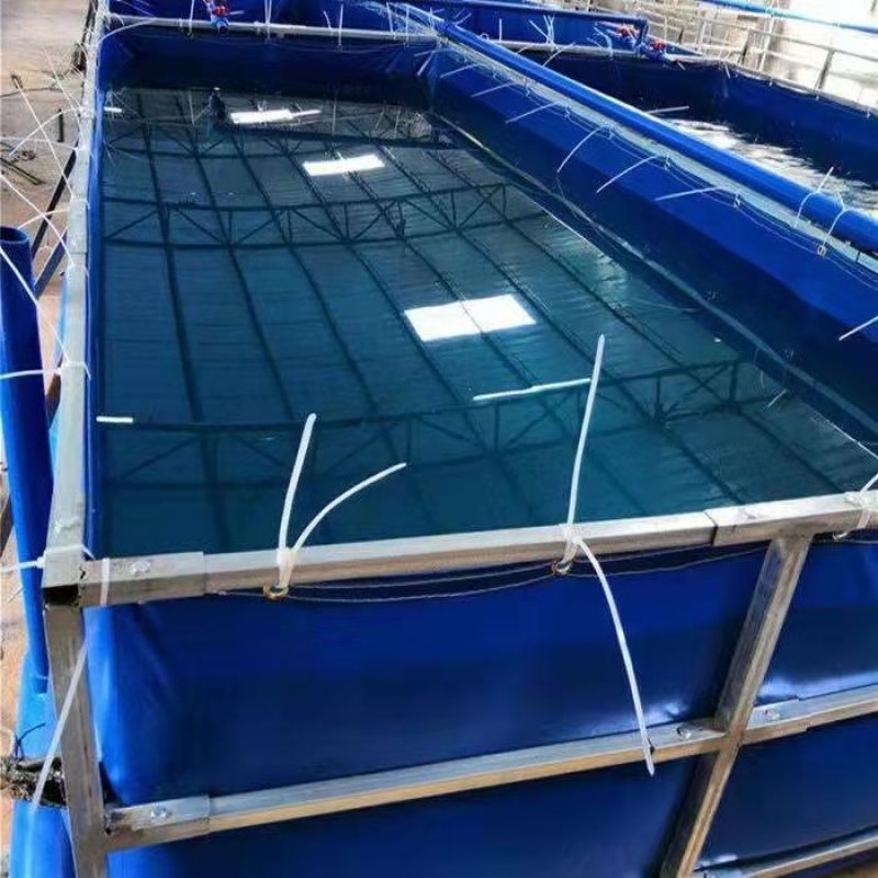 镀锌板帆布池圆桶支架蓄水池方形圆形刀刮布养殖池