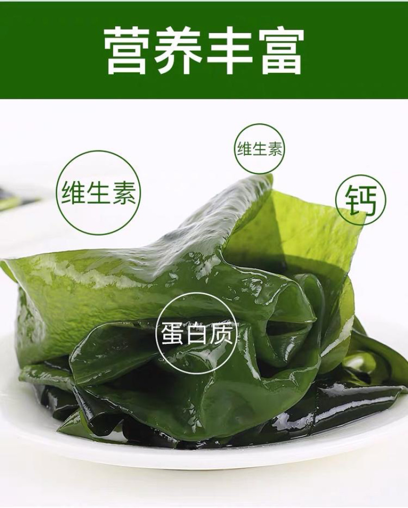 连云港发货盐渍裙带菜一盒5斤