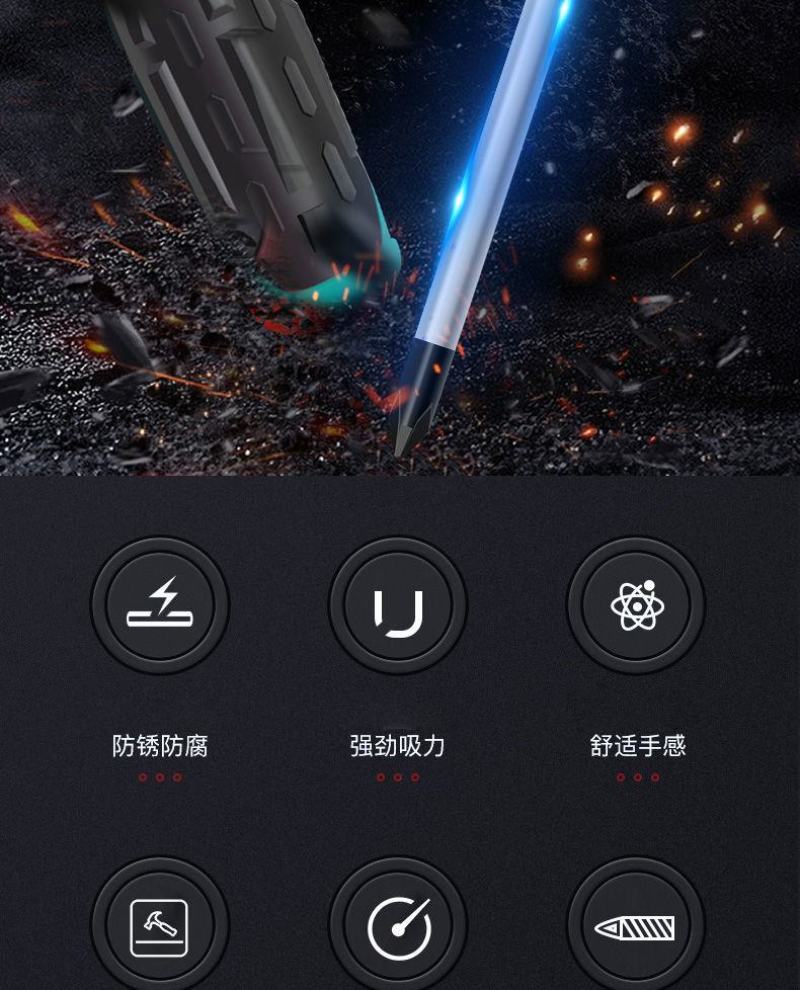 包邮螺丝刀套装强磁性十字一字起子高硬度工业级改锥家用工具