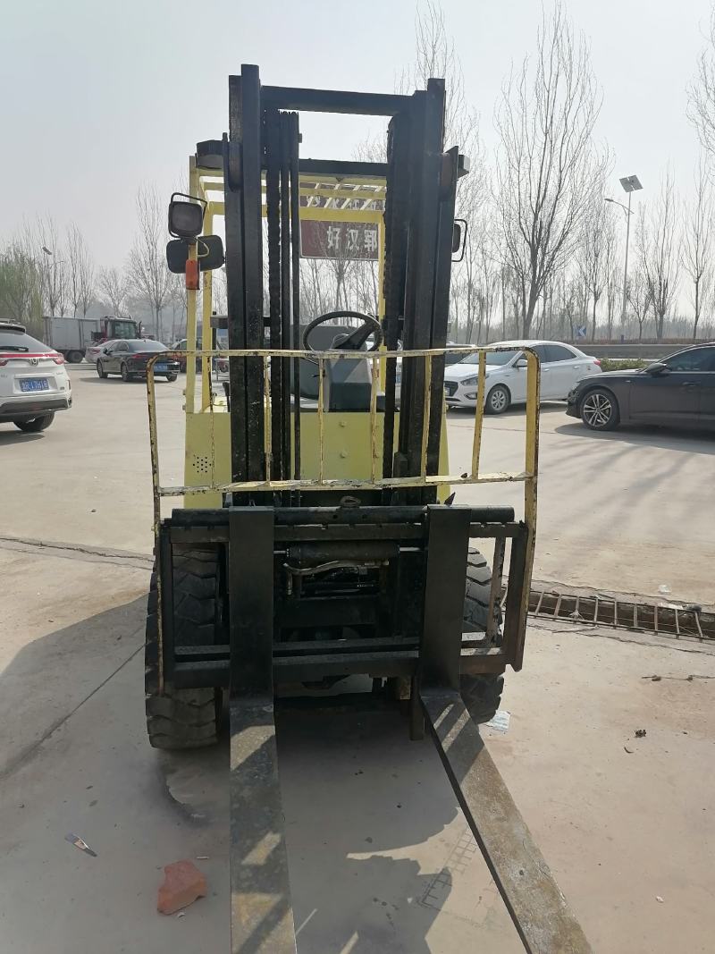低价转让海斯特**叉车3.5吨升高三米原车带侧移