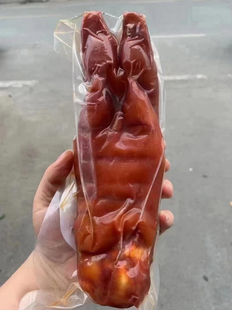 全熟卤猪蹄开袋即食五香卤味熟食猪蹄真空包装小吃零食