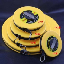 皮尺玻璃纤维皮卷尺/麻布尺测量尺10米20米30米50米