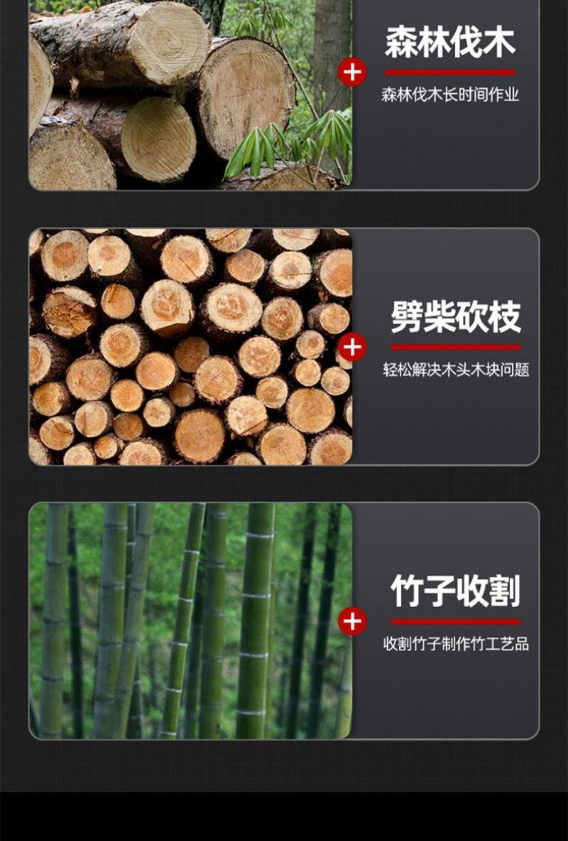 包邮电锯充电手提式户外伐木电动小型修枝锯无线砍树电链锯