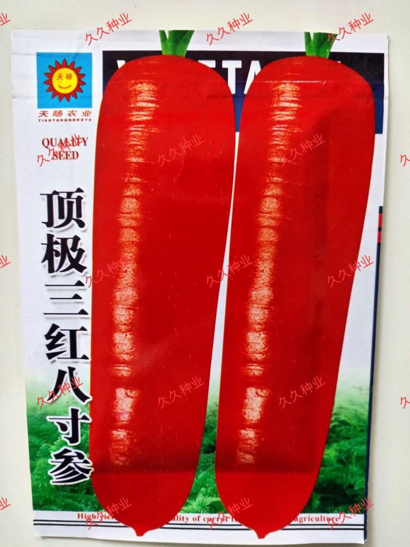胡萝卜种子籽红胡萝卜黄胡萝卜高产秋四季萝卜种籽蔬菜种孑