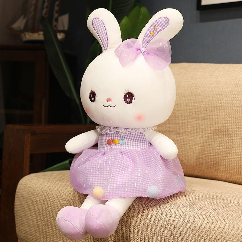 兔子毛绒玩具女孩布娃娃儿童女陪睡觉大号抱枕可爱小白兔公仔