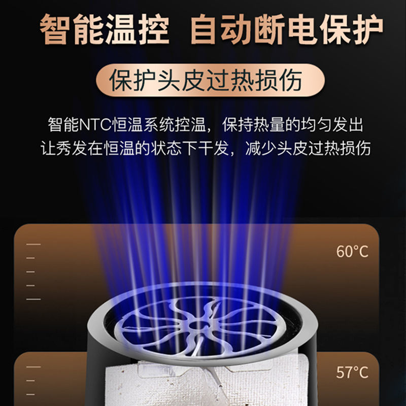 发廊大风力吹风机家用理发店大功率蓝光负离子不伤发电吹风