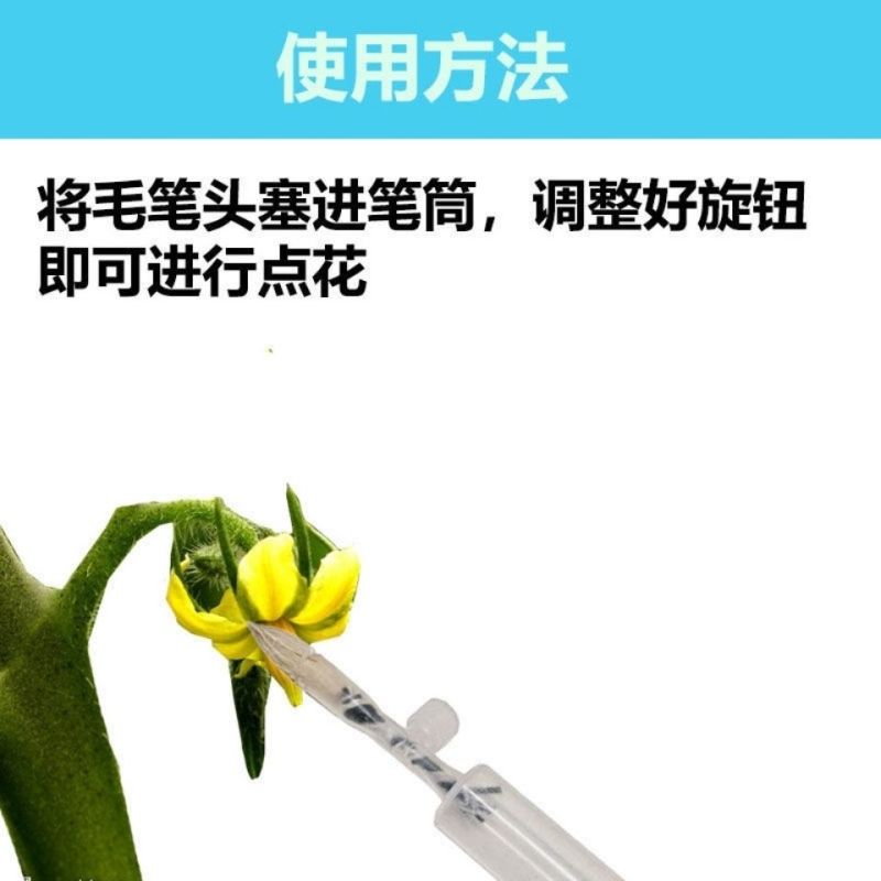 黄瓜茄子西红柿点花器沾花器点花神器授粉器番茄点花笔手动人