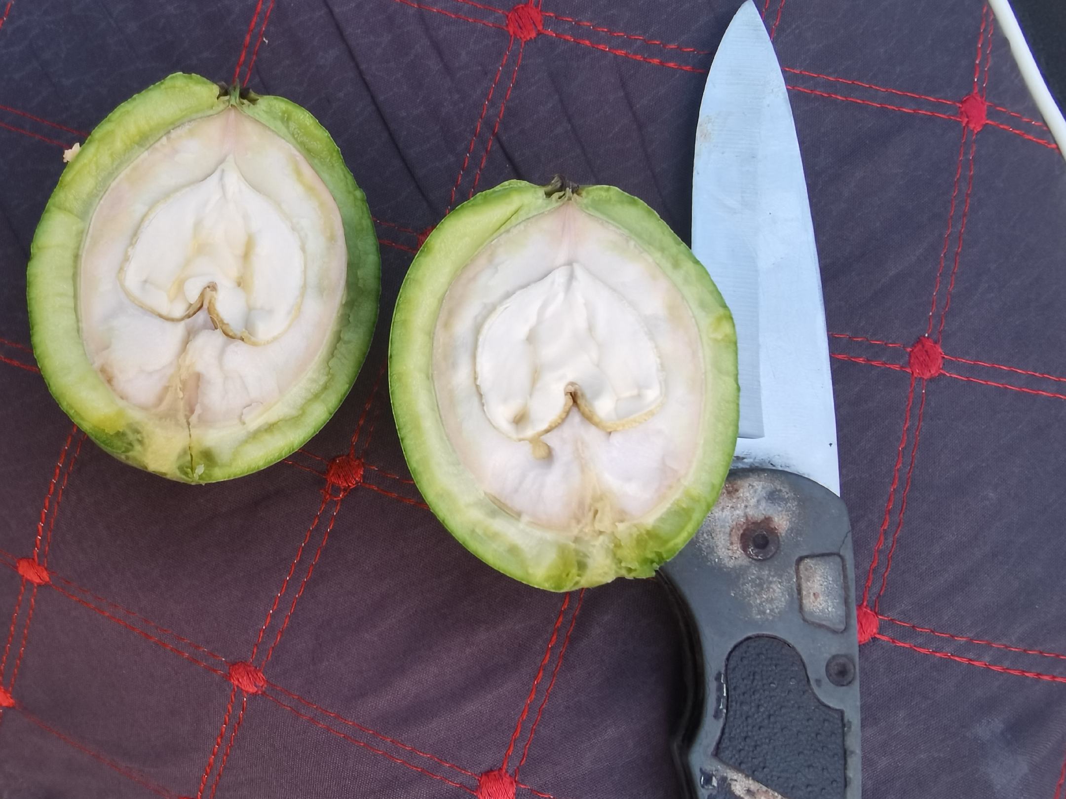 小台芒切片削皮法