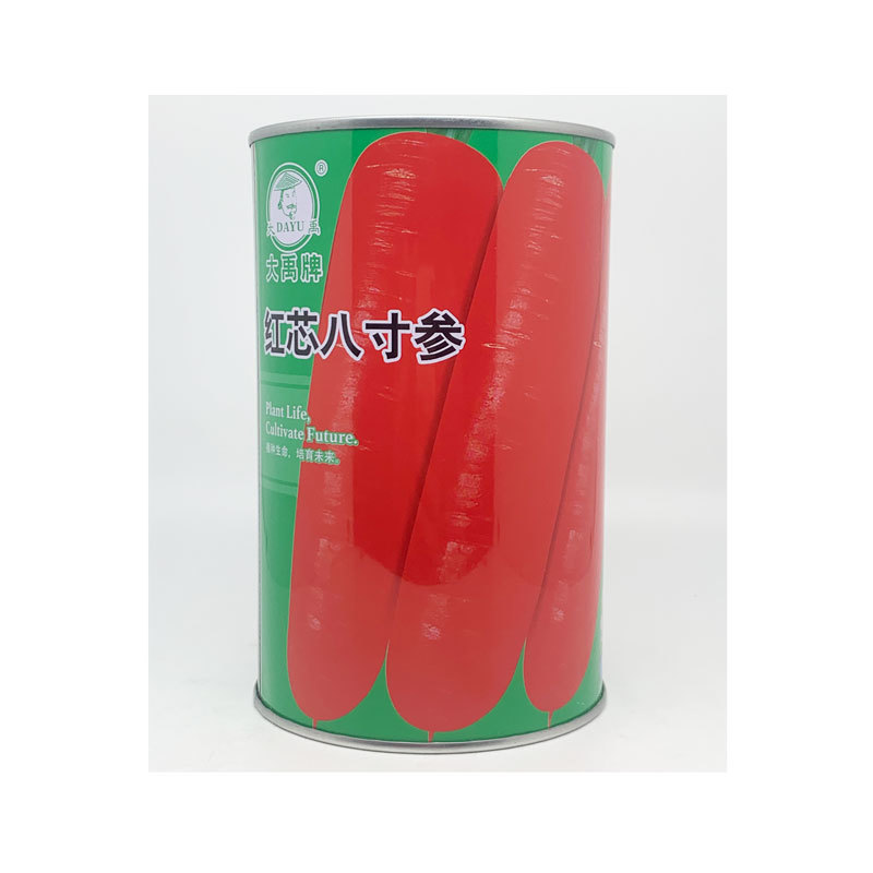红芯八寸参胡萝卜种子秋播三红鲜食胡萝卜种300克原装发货