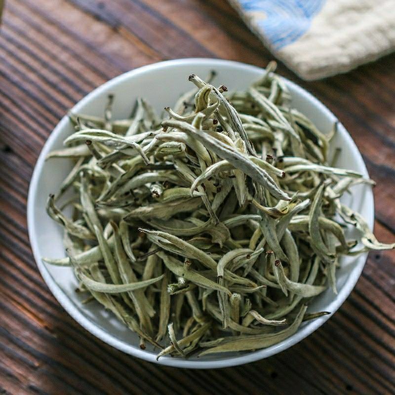 特级白茶白毫银针2022年春茶云南景谷白茶散装大白毫花香