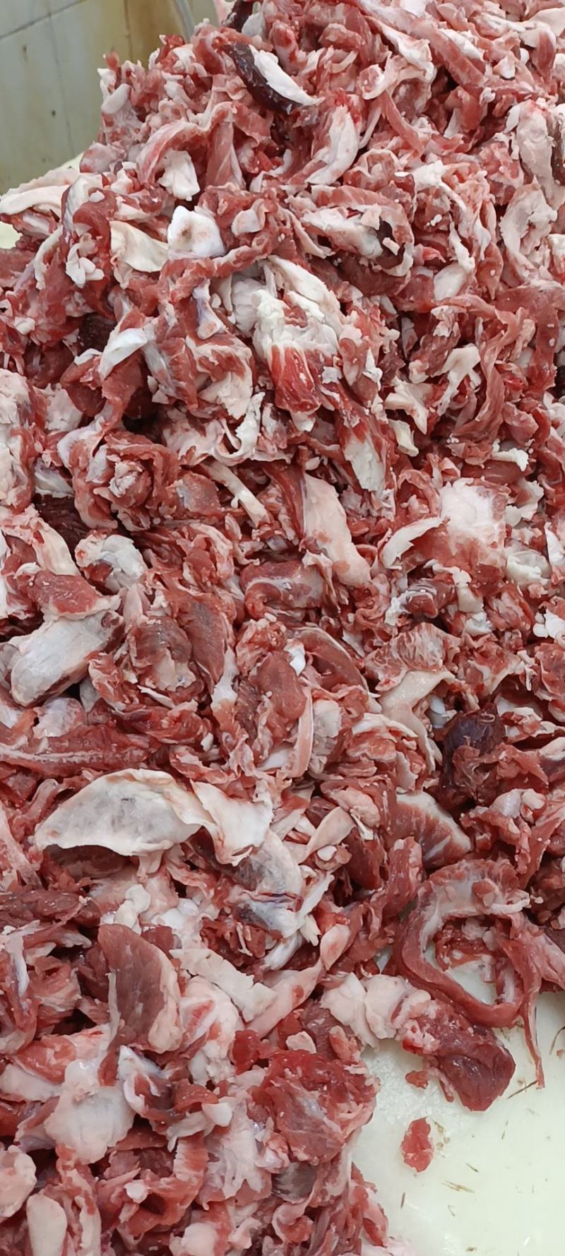 新鲜纯干无水牛碎肉