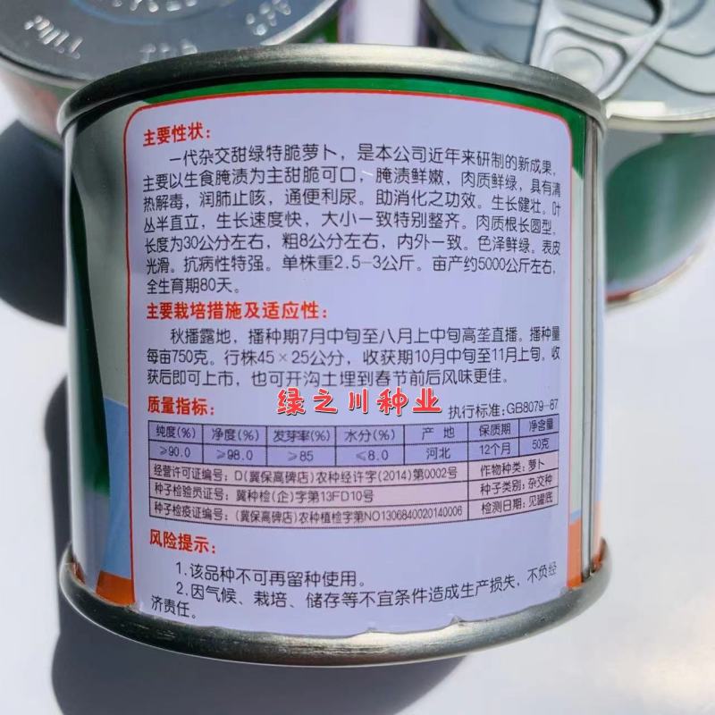 青皮绿肉又脆又甜水果萝卜种子杂交甜绿特脆青萝卜种子