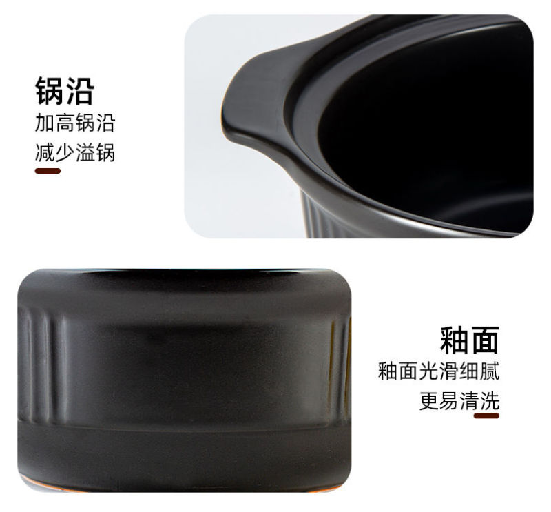 包邮砂锅家用陶瓷炖锅家用燃气煲仔锅煤气灶专用煲汤大号炖肉