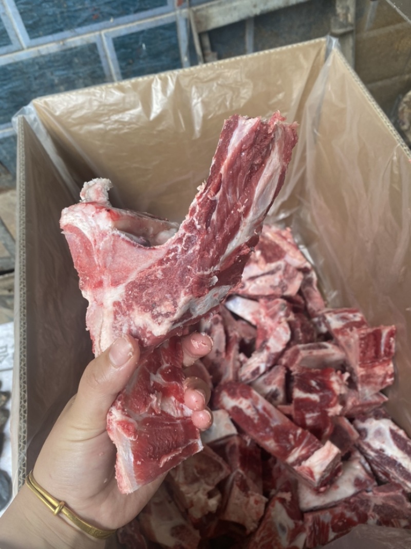 牛脊骨，国产纯干全牛脊骨，多肉可按客户要求切块