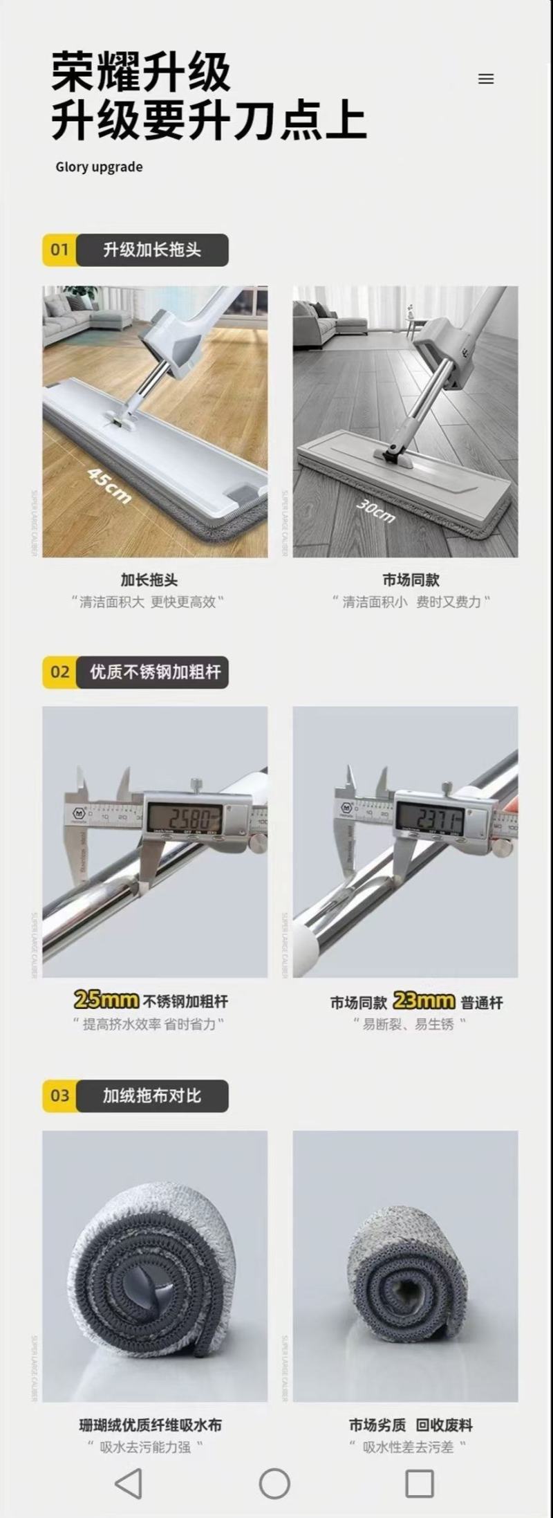 懒人拖把平板拖把拖布家用清洁工具批发一手货源江湖地摊超市