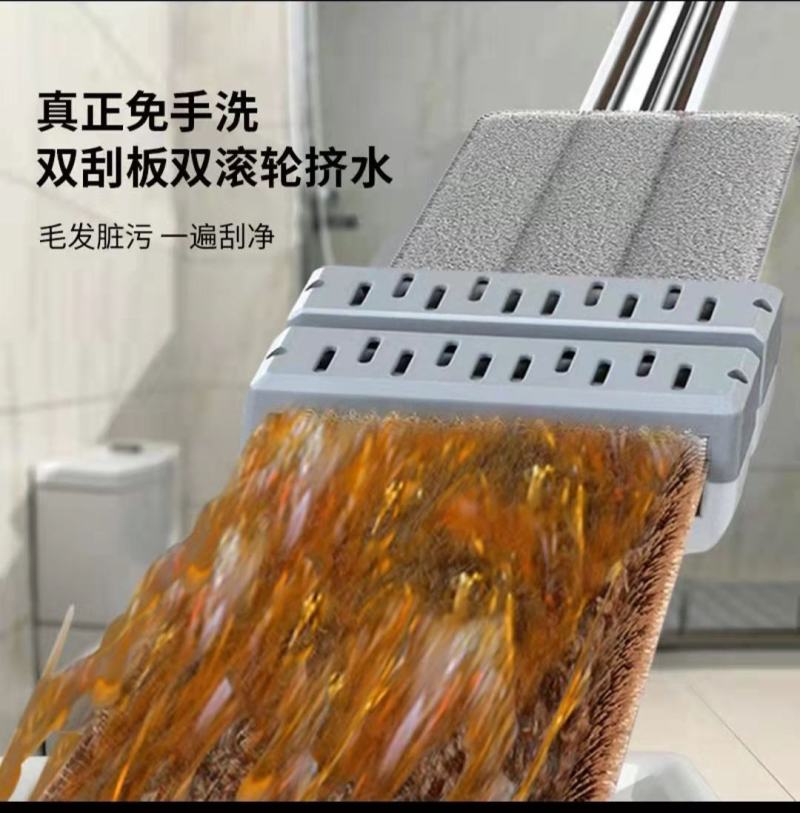 懒人拖把平板拖把拖布家用清洁工具批发一手货源江湖地摊超市