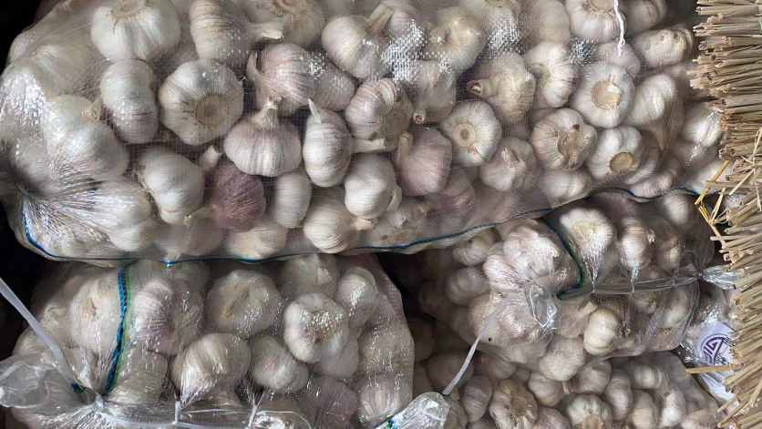 彭州蒜电商打包现场