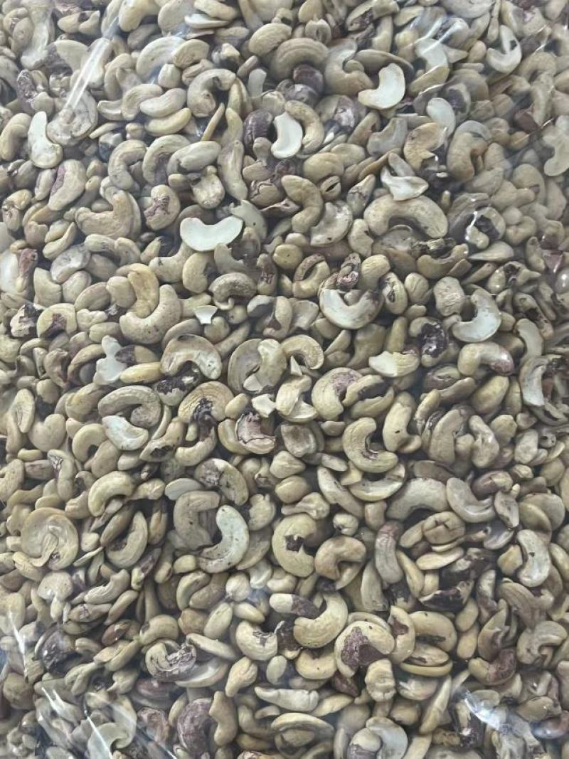 【腰果】越南盐焗腰果半片碎颗粒新货口感酥一手货源